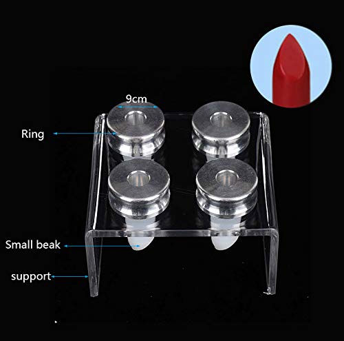 DIY Lipstick Mold 9mm - 4-Hole Silicone Mould for Homemade Lip Balm