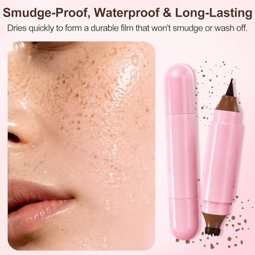 Dual-Ended Freckle Pen & Stamp 2-in-1 Waterproof Makeup