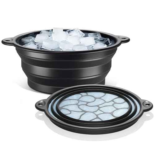 Face Ice Bath Bowl - Silicone Foldable Facial Ice Therapy Basin with Built-in Ice Tray, Cold Plunge Bowl for Skin Tightening, Puffiness Relief & Glowing Skin, Idea for Home & Travel