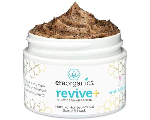 Manuka Honey Exfoliating Facial Scrub - Gentle Microdermabrasion 2oz