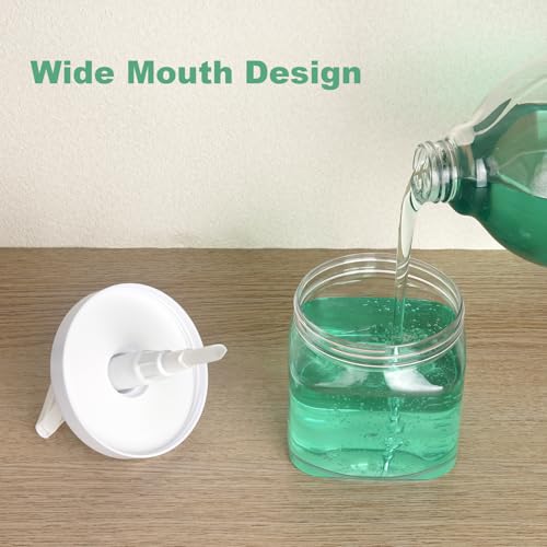 Pump Bottle Dispenser 4 Pack 550ml/18.6oz Lotion Dispenser Wide Mouth Plastic Refillable Lotion Pump Bottles Empty Bathroom Shower Containers for Hand Wash Shampoo Conditioner(Clear)