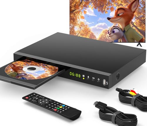 N NUTROMO Blu-ray DVD Player with 1080P Full HD & Dolby Audio