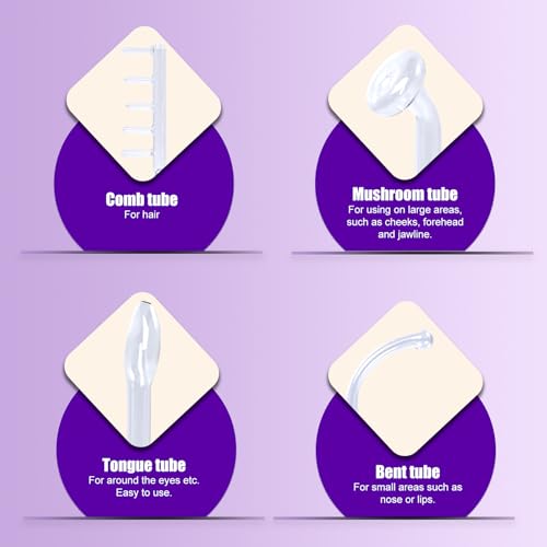 Wireless High Frequency Facial Wand with 4 Electrodes & Xenon Gas