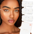 Starry Freckles Metallic Flash Tattoos - Set of 10