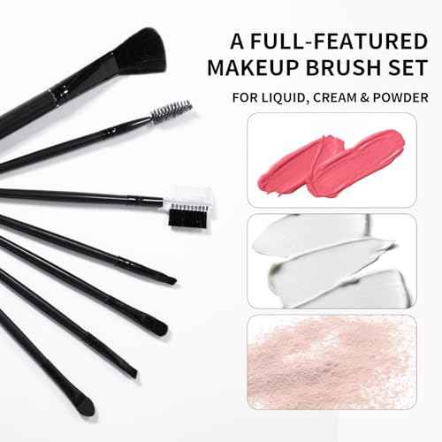Makeup Set Full Kit for Girls Teens Women, Makeup Present Set, Includes Eyeshadow, Foundation, counter stick, Powder, Eyebrow Pencil, Eyeliner, Brushes, Lip Gloss, Sponge, Cosmetic Bag