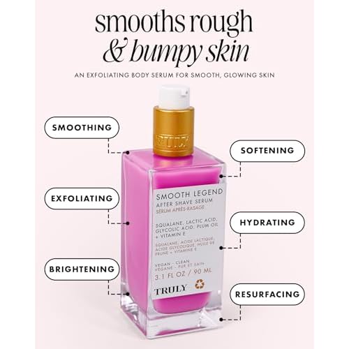 Truly Luxury After Shave Serum | Soothing & Hydrating Post Shave Treatment to Prevent Ingrown Hair For Smooth, Irritation-Free Skin