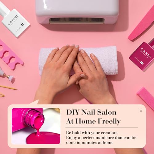 CANNI Gel Nail Polish Set - 6 Colors Hema-Free, 30-Day Wear