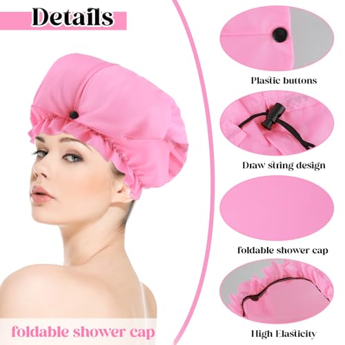 Extra Large Shower Cap for Braids & Locs, 2-Pack