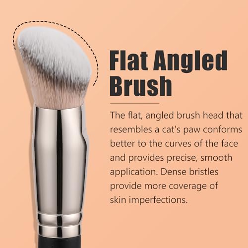 Foundation Concealer Highlight Brush Set 3pc