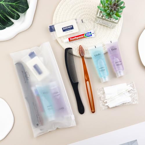 50-Pack Travel Toiletry Kit - 10-in-1 Hygiene Supplies