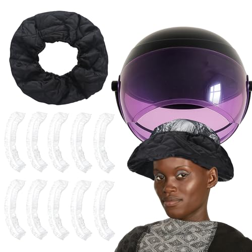 Hair Dryer Heat Shield with 10 Disposable Hoods