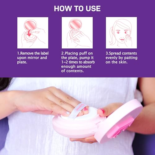 peach and Baby Kids Mineral Sun Cushion SPF50+ PA++++ (Pink Tiara)