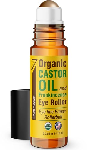 Castor Oil Roll On Eye Roller - Dark Circles & Wrinkles