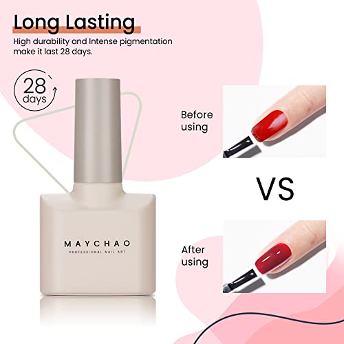 MAYCHAO Nail Primer & Dehydrator 15ML - Fast Dry, Acid-Free Bond for Gel & Acrylic Nails