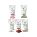 Pack of 5 Clays For Mask Making & Soap Making | Rose Clay, French Green Clay, Kaolin, Moroccan Red and Bentonite Clay | 8oz Each | Best Variety Pack For DIY Projects | By Yogi¡¯s Gift ¢ç