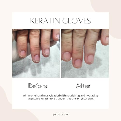 Bodipure Keratin Moisturizing Hand Mask (12 Pack) - Hand & Nail Care