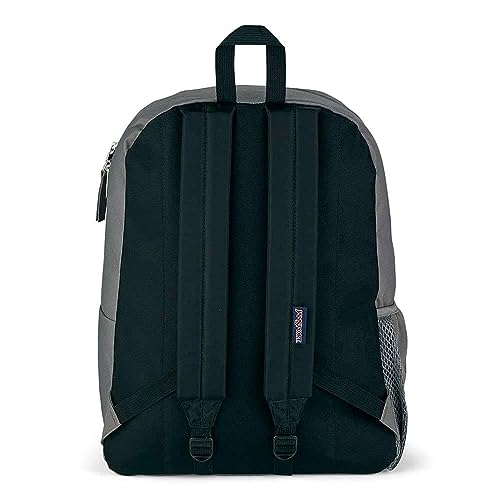 JanSport Unisex Cross Town Graphite Grey Polyester Backpack