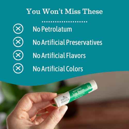 Earth Mama Lip Balm Set | Coconut Smoothie 4-Pack | Lip Moisturizer with Organic Coconut Oil for Sensitive Skin