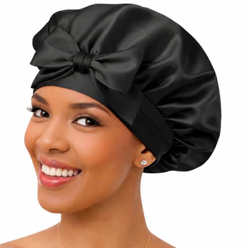 Mulberry Silk Bonnet for Sleeping – 19 Momme with Anti-Slip Edge