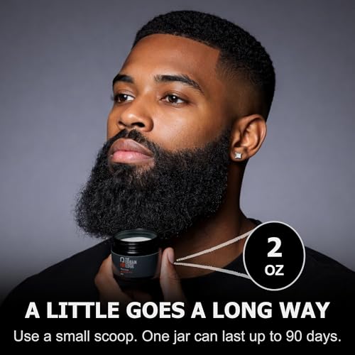 Urban Edge That Beard Butter for Black Men & All Beard Types ? Anti-Itch Beard Moisturizer & Softener with Shea Butter & Argan Oil ? Beard Balm & Cream Conditioner Alternative ? Red Hook Scent ? 2 oz