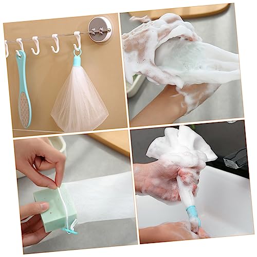 Soap Exfoliating Net Pouch Holder – 6 Pack Wall Mount