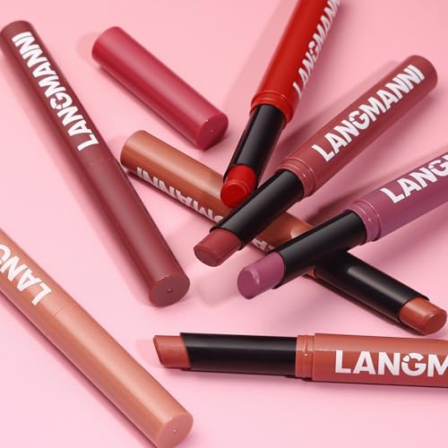 MooGlamor Matte Lipstick Set - 12 Shades, Waterproof & Long-Lasting