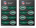New York Jets Temporary Tattoos - Eye Black Peel & Stick (8 Pack)