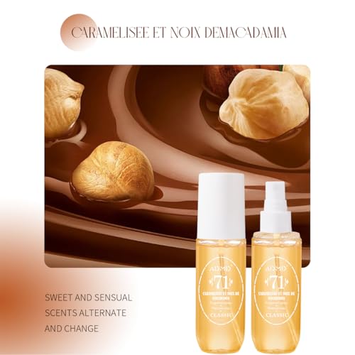 5-Piece Body & Hair Mist Set - Vanilla, Coconut, Macadamia Scents