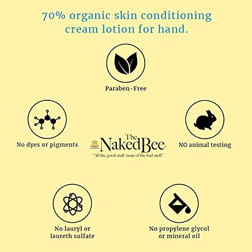 The Naked Bee Orange Blossom Honey Serious Hand Repair Cream 3.25oz Orange Blossom Honey Restoration Foot Balm, 2oz