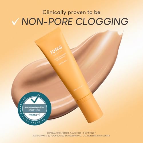 Jung Beauty Tinted SPF 50+ Hybrid Sunscreen Serum with Niacinamide & Panthenol, 50ml