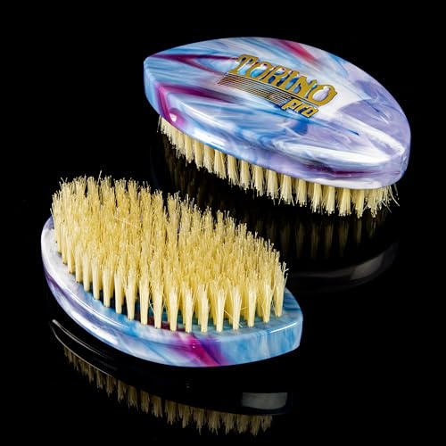 Torino Pro Curve Wave Brush #232- Curved Palm Medium Hard Shower brush - Reinforced bristles - Great for wolfing to manage your 360 Waves