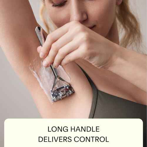 Leaf Shave | Leaf Razor, All-Metal Safety Shaver with Pivoting Head & Adjustable Blade Loading, Includes 10 Stainless Steel Single-Edge Blades, Compatible with Standard Safety Razor Blades - Rose Gold