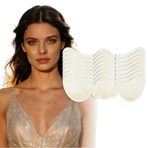Glitter Freckle Stickers Gold Dots Face Tattoo Makeup Patches 8pcs