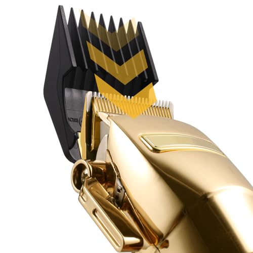 8PCS Premium Clipper Guards with Metal Clip compatible with BaBylissPRO Barberology Comb Set,Cutting Lengths 1/16¡±-3/4 ¡±, for Babyliss Clipper Guards for FX870 FX890 FX825 FX673 Clippers