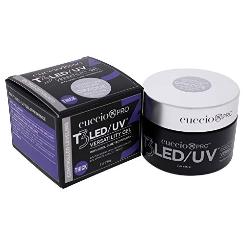 Cuccio Pro T3 Cool Cure Versatility Gel - Controlled Leveling Opaque Brazillian Blush 2 Oz I0099266 56 g (Pack of 1)