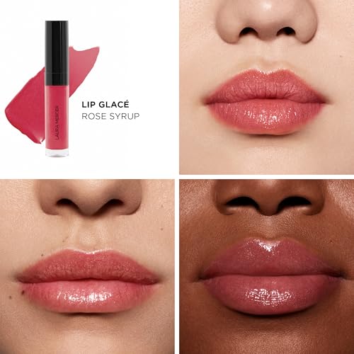 Laura Mercier Lip Glac? Balm Gloss, High-Shine Finish, 24HR Moisture, Improves Hydration, Smooth and Even Application, Infused with Jojoba Oil