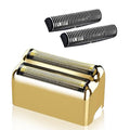 1 pack Professional Replacement Foil and Cutters for BaBylissPRO Barberology Double Foil Shaver, Compatible with BaBylissPRO Barberology FXFS2 Shaver£¬Gold