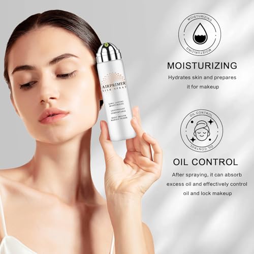 QIUFSSE Airbrush Primer Spray - Hydrating Face Makeup Base
