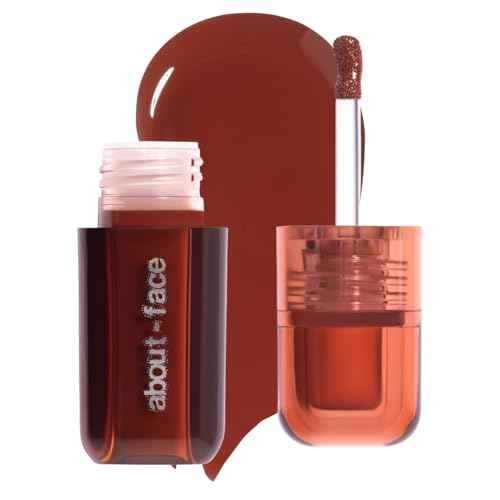 about-face Blush Rush Liquid Blush ? Hydrating, Buildable Formula with Jojoba Oil, Hyaluronic Acid, and Squalane ? Long-Lasting Dewy Finish ? Vegan & Cruelty-Free (Grand Prix ? Rich Brown)