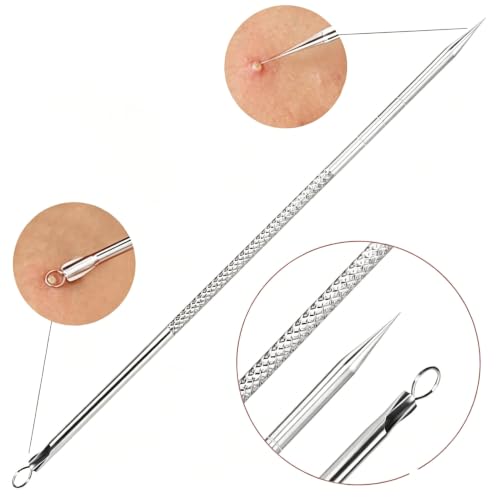 Blackhead Remover Pimple Extractor Tool Kit for Acne & Blemish Removal
