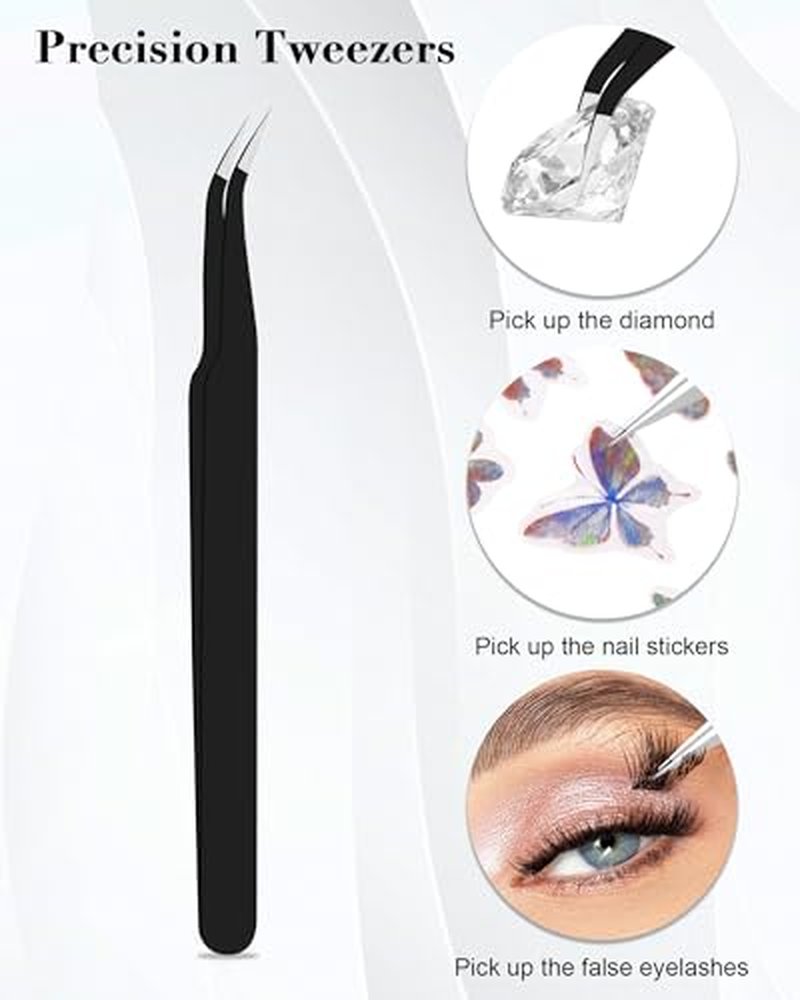 Rhinestone Picker Tool Set with 2 Dual-Ended Pens & Tweezers