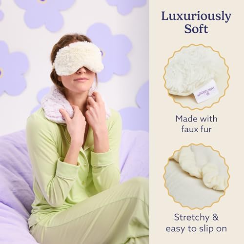 Warmies Microwavable Weighted Eye Mask, French Lavender