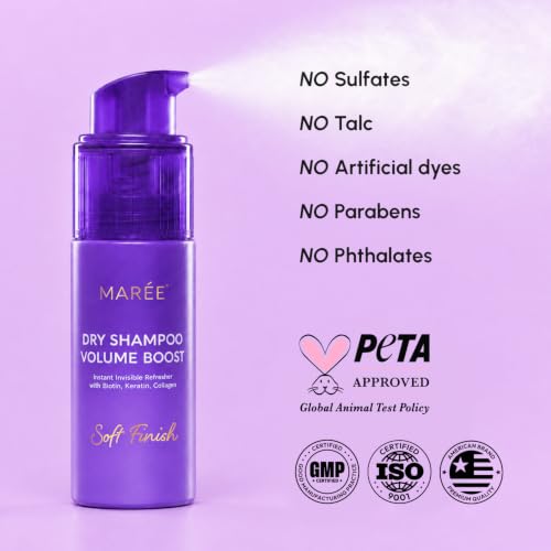 MAREE Dry Shampoo Powder – Non Aerosol, Volumizing, Travel Size
