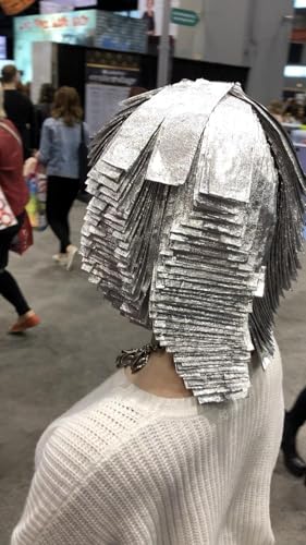 FRAMAR 5x12 Silver Embossed Hair Foils for Highlighting