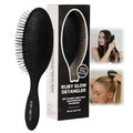 Glow Detangler Hair Brush for Women Wet or Dry, Fine & Curly Hair