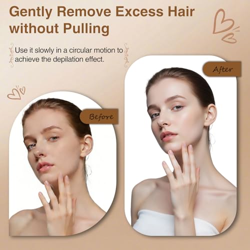 4 Pack Replacement Heads for Flawless Gen 3 Facial Hair Remover - Compatible with Finishing Touch