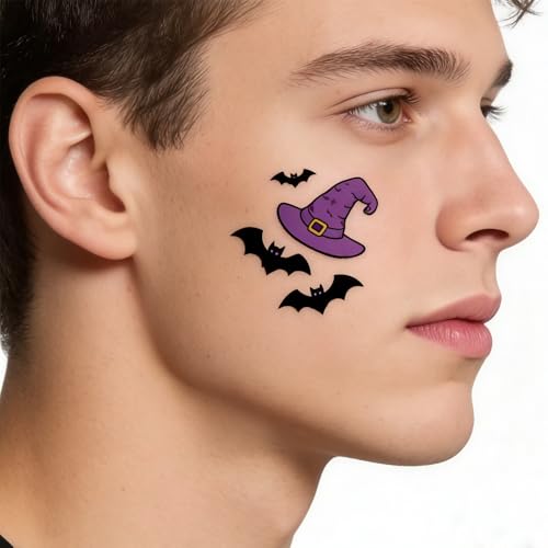 Halloween Temporary Tattoos 83 Designs Pink Stickers