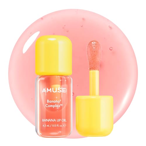 Amuse Seoul Banana Lip Oil 04 Juicy Peach - Moisturizing Lip Stain