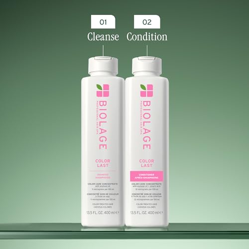 Biolage Color Last Conditioner | Color Safe Conditioner | Helps Maintain Depth & Shine | For Color-Treated Hair | Paraben & Silicone-Free | Vegan?| Cruelty Free | 33.8 Fl. Oz
