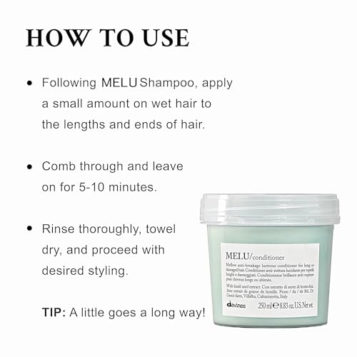 Davines MELU Conditioner - Anti-Breakage & Fortifying Hair Treatment